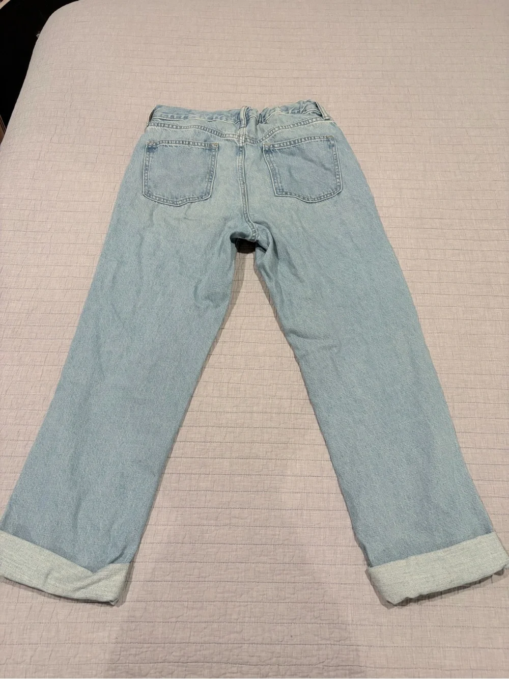 Old Navy Original Loose Cuffed Straight Leg Jeans Women’s Size 18